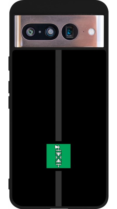 Coque Google Pixel 8 - Silicone rigide noir Canton SG noir