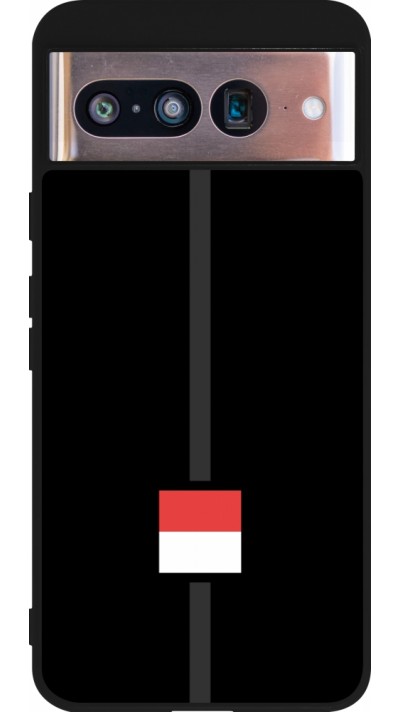 Coque Google Pixel 8 - Silicone rigide noir Canton SO noir