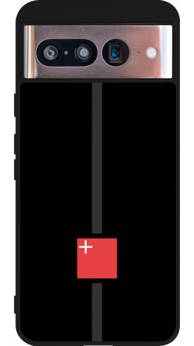 Coque Google Pixel 8 - Silicone rigide noir Canton SZ noir