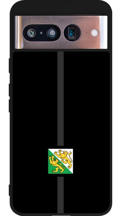 Coque Google Pixel 8 - Silicone rigide noir Canton TG noir