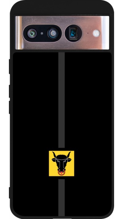 Coque Google Pixel 8 - Silicone rigide noir Canton UR noir