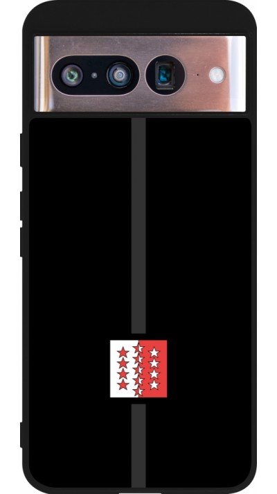 Coque Google Pixel 8 - Silicone rigide noir Canton VS noir