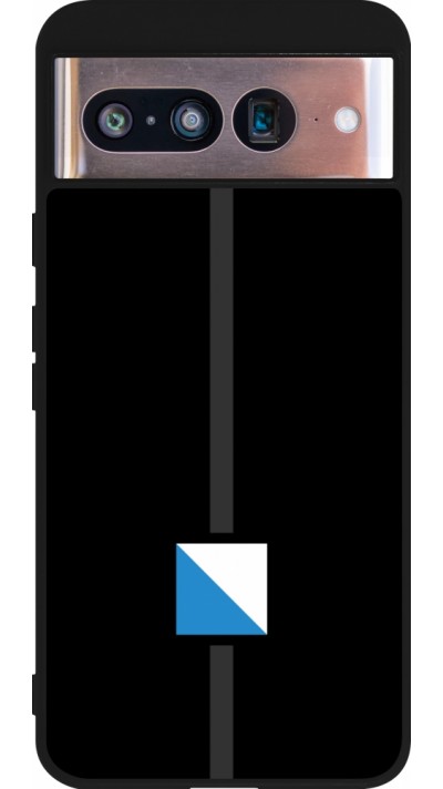 Coque Google Pixel 8 - Silicone rigide noir Canton ZH noir