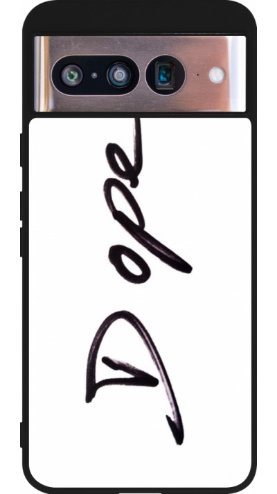 Google Pixel 8 Case Hülle - Silikon schwarz Dope