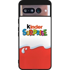 Coque Google Pixel 8 - Silicone rigide noir Kinder Surprise