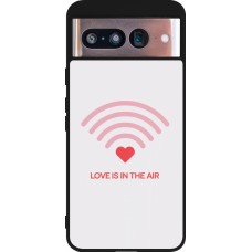 Coque Google Pixel 8 - Silicone rigide noir Saint Valentines Day 26 Love is in the air