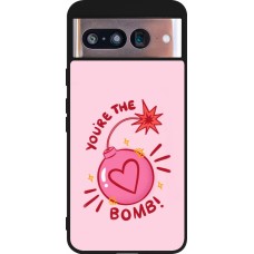 Coque Google Pixel 8 - Silicone rigide noir Saint Valentines Day 26 You are the bomb