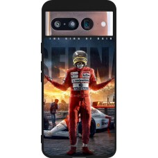 Coque Google Pixel 8 - Silicone rigide noir Senna The King of Rain