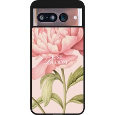 Google Pixel 8 Case Hülle - Silikon schwarz Just Bloom Spring 2026