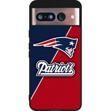 Coque Google Pixel 8 - Silicone rigide noir Super Bowl 26 Patriots 1