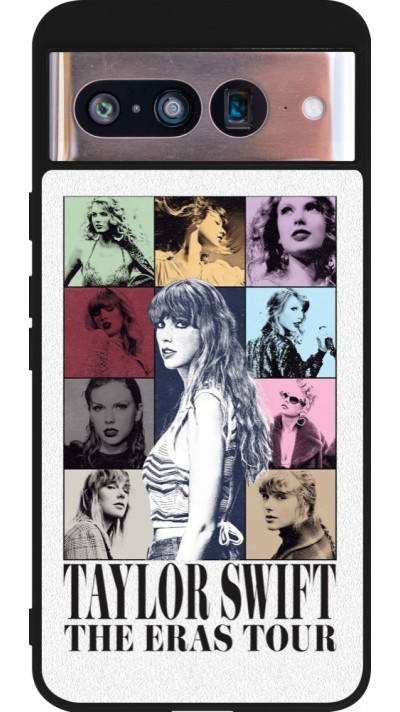 Google Pixel 8 Case Hülle - Silikon schwarz Taylor Swift The Eras Tour