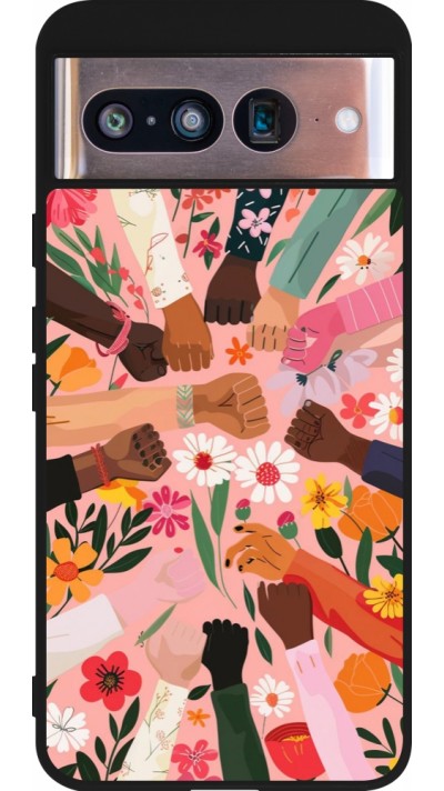 Coque Google Pixel 8 - Silicone rigide noir Womens day 2026 8