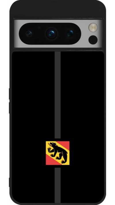 Google Pixel 8 Pro Case Hülle - Silikon schwarz Kanton BE schwarz