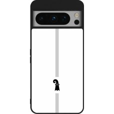 Google Pixel 8 Pro Case Hülle - Silikon schwarz Kanton BS weiss