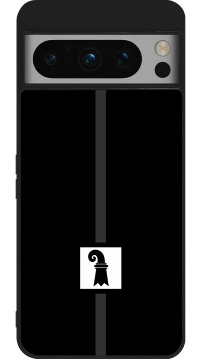 Google Pixel 8 Pro Case Hülle - Silikon schwarz Kanton BS schwarz