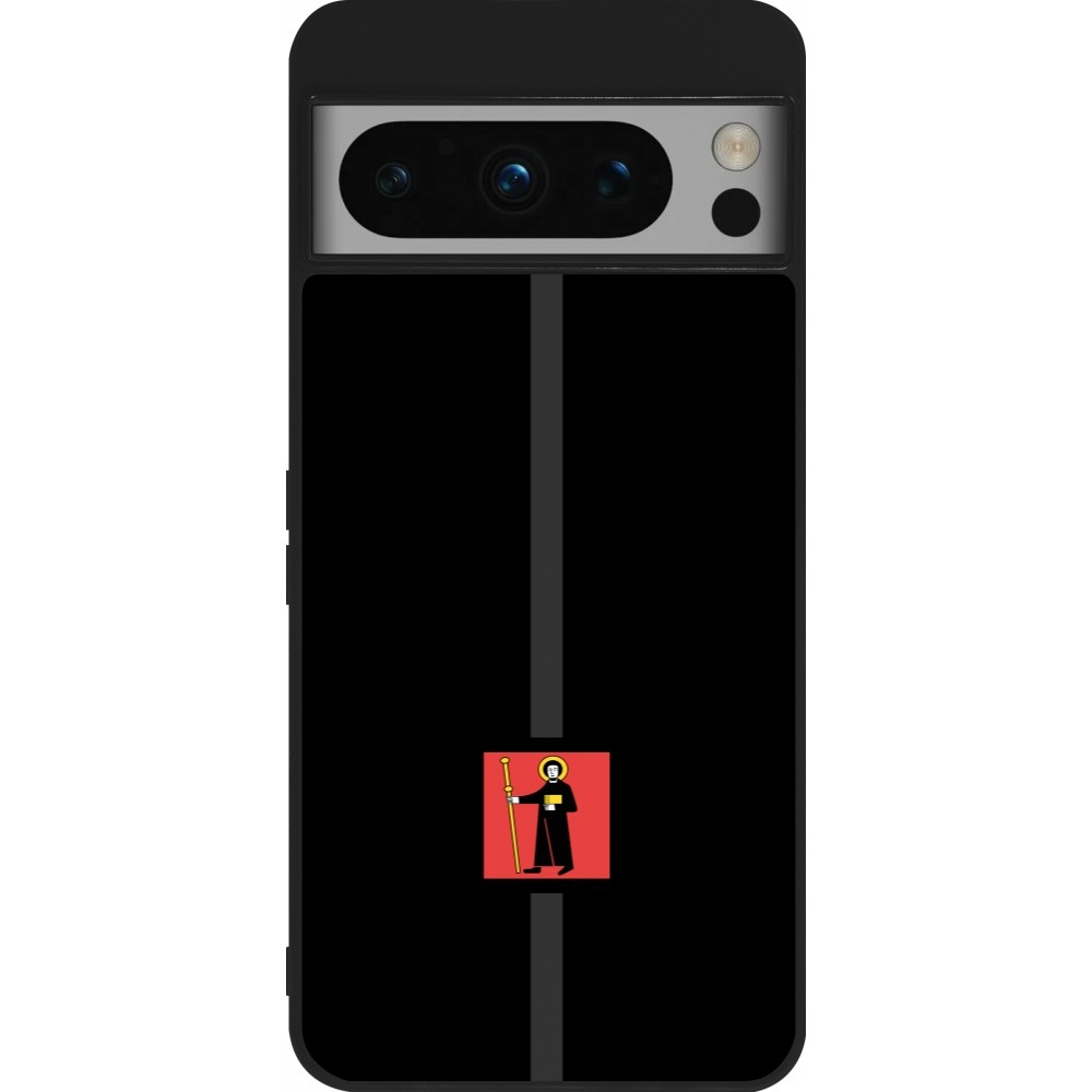 Google Pixel 8 Pro Case Hülle - Silikon schwarz Kanton GL schwarz