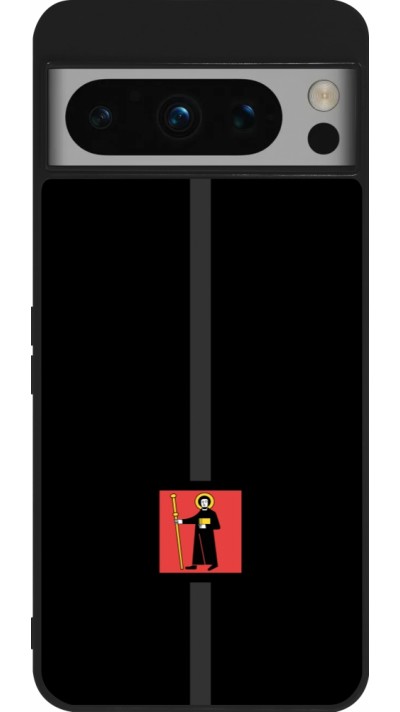 Google Pixel 8 Pro Case Hülle - Silikon schwarz Kanton GL schwarz