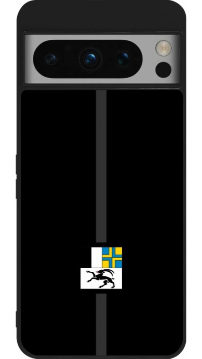Google Pixel 8 Pro Case Hülle - Silikon schwarz Kanton GR schwarz