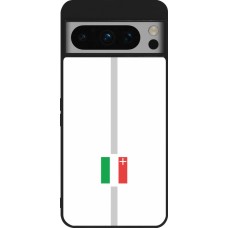 Google Pixel 8 Pro Case Hülle - Silikon schwarz Kanton NE weiss