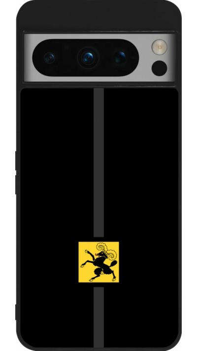 Google Pixel 8 Pro Case Hülle - Silikon schwarz Kanton SH schwarz