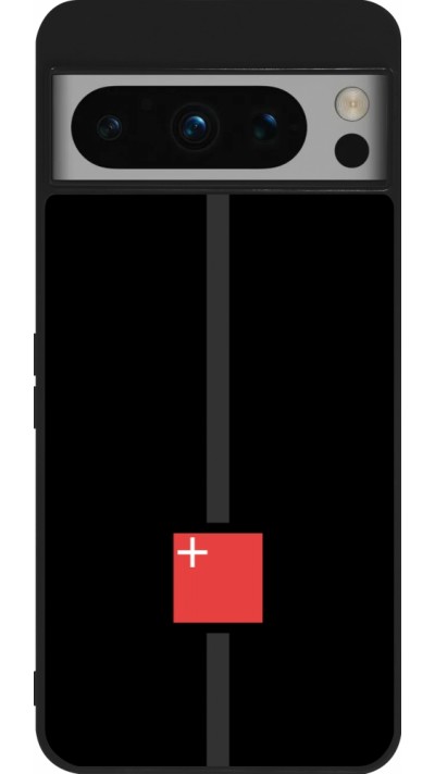 Google Pixel 8 Pro Case Hülle - Silikon schwarz Kanton SZ schwarz