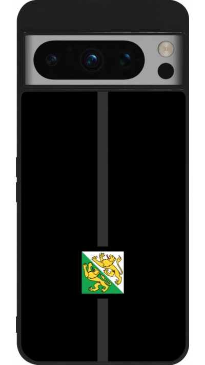 Google Pixel 8 Pro Case Hülle - Silikon schwarz Kanton TG schwarz