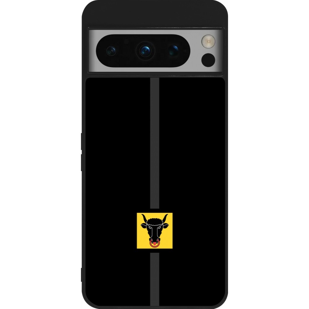 Google Pixel 8 Pro Case Hülle - Silikon schwarz Kanton UR schwarz