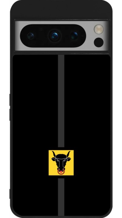 Google Pixel 8 Pro Case Hülle - Silikon schwarz Kanton UR schwarz