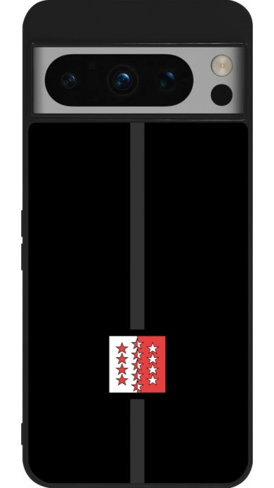 Google Pixel 8 Pro Case Hülle - Silikon schwarz Kanton VS schwarz