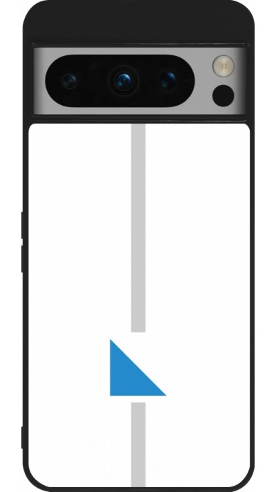 Google Pixel 8 Pro Case Hülle - Silikon schwarz Kanton ZH weiss