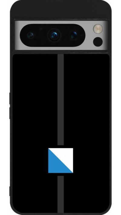 Google Pixel 8 Pro Case Hülle - Silikon schwarz Kanton ZH schwarz