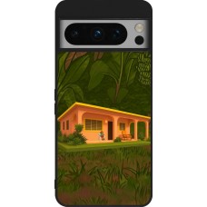 Google Pixel 8 Pro Case Hülle - Silikon schwarz Benitos house DTMF