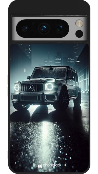 Coque Google Pixel 8 Pro - Silicone rigide noir Mercedes G AMG Night