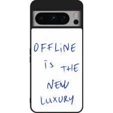 Google Pixel 8 Pro Case Hülle - Silikon schwarz Offline is the new luxury