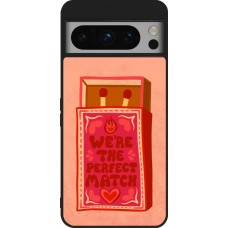 Coque Google Pixel 8 Pro - Silicone rigide noir Saint Valentines Day 26 Perfect Match