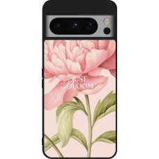 Google Pixel 8 Pro Case Hülle - Silikon schwarz Just Bloom Spring 2026