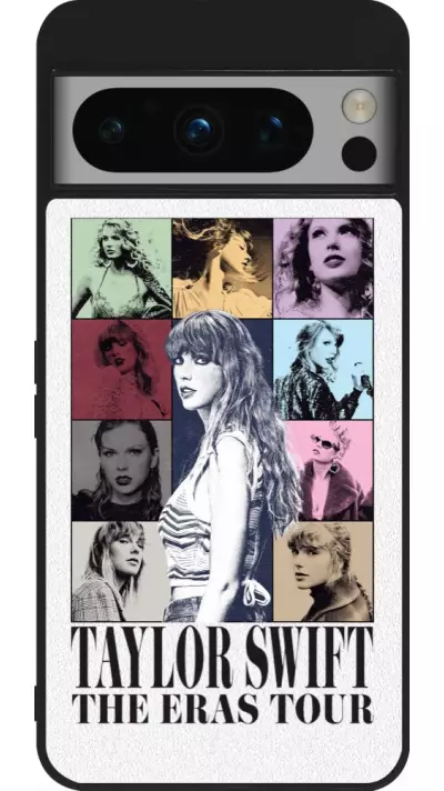 Coque Google Pixel 8 Pro - Silicone rigide noir Taylor Swift The Eras Tour