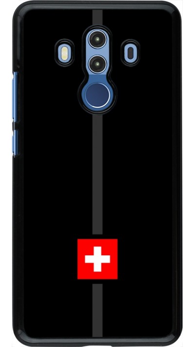 Huawei Mate 10 Pro Case Hülle - Kanton CH schwarz