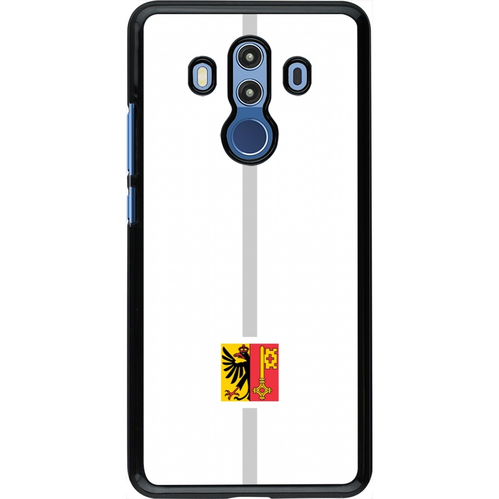 Coque Huawei Mate 10 Pro - Canton GE blanc
