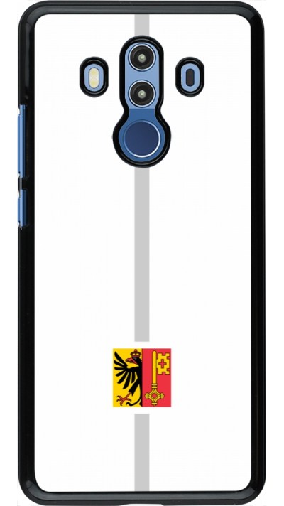 Huawei Mate 10 Pro Case Hülle - Kanton GE weiss