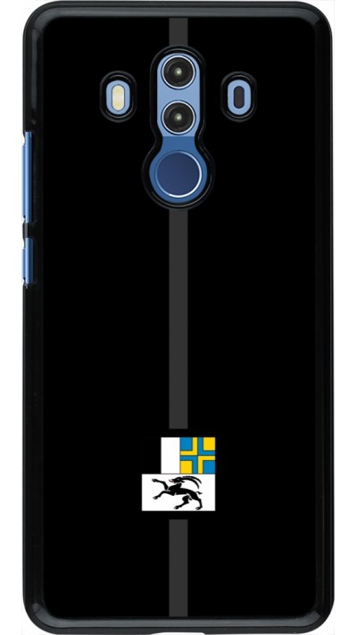 Huawei Mate 10 Pro Case Hülle - Kanton GR schwarz