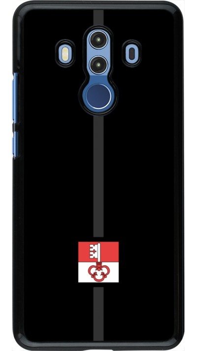 Huawei Mate 10 Pro Case Hülle - Kanton OW schwarz