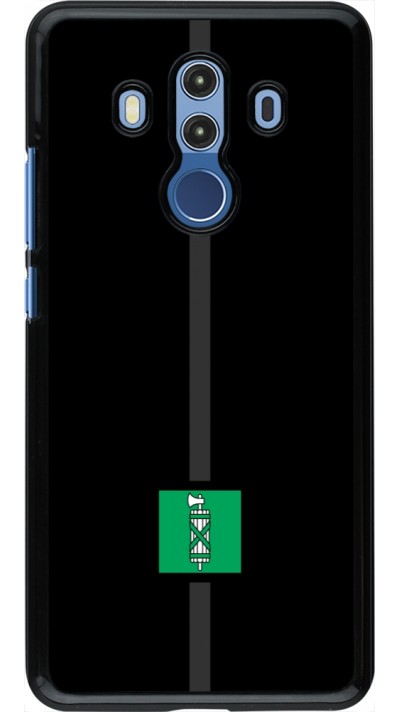 Huawei Mate 10 Pro Case Hülle - Kanton SG schwarz