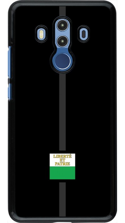 Huawei Mate 10 Pro Case Hülle - Kanton VD schwarz
