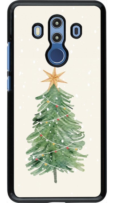 Coque Huawei Mate 10 Pro - Christmas 25 Sketch Tree