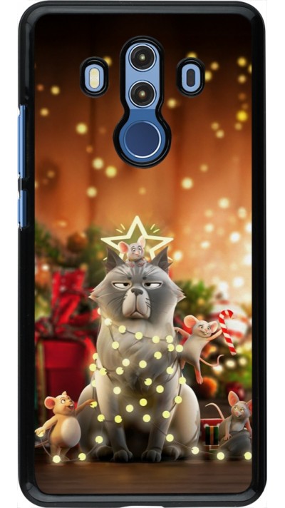 Coque Huawei Mate 10 Pro - Christmas 25 Xmas Cat