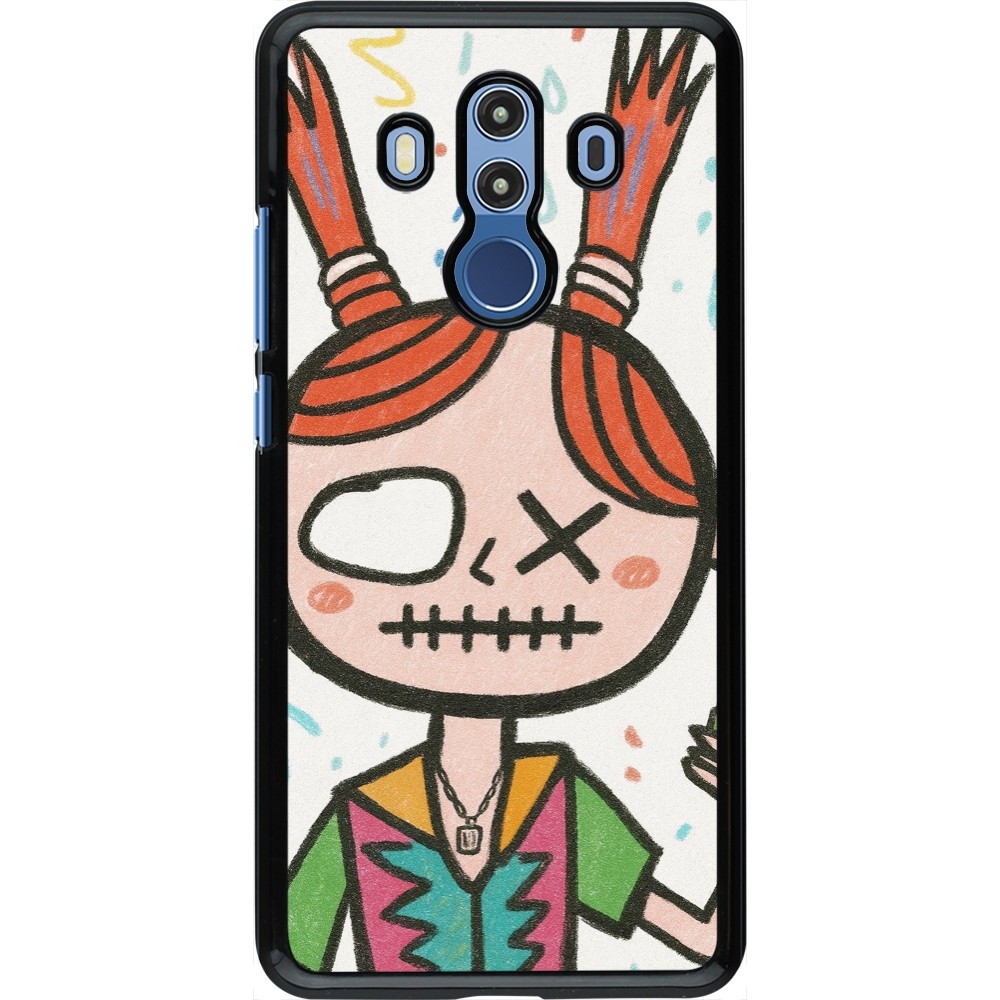 Coque Huawei Mate 10 Pro - Little Girl Sketch