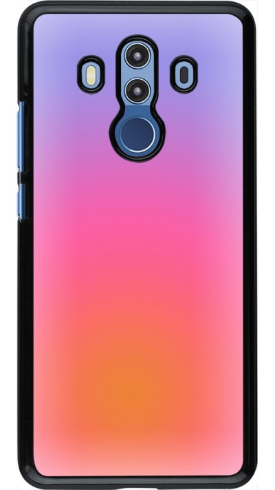 Huawei Mate 10 Pro Case Hülle - Orange Pink Blue Gradient