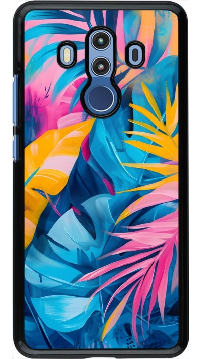 Huawei Mate 10 Pro Case Hülle - Palms Blue