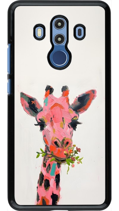 Huawei Mate 10 Pro Case Hülle - Pink Girafe Paint